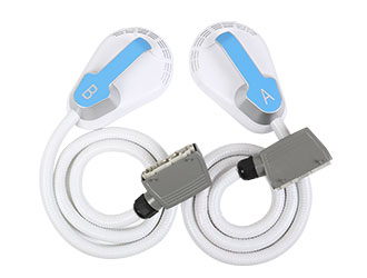 Four treatment handles, dual channel control energy